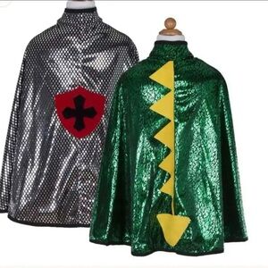 Kids' couture Reversible Knight and Dragon Costume 3-6
